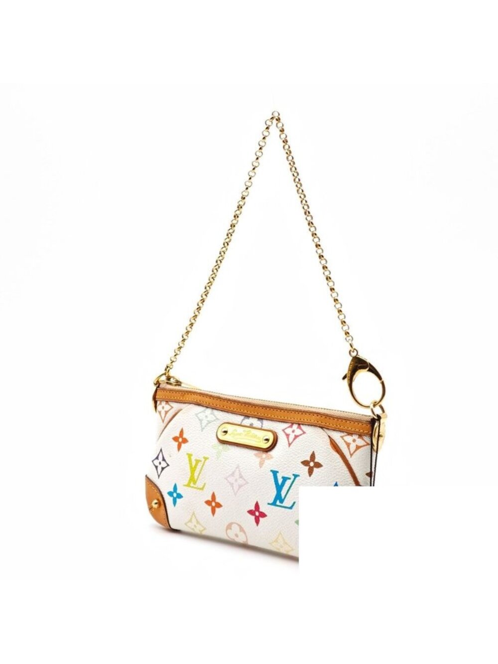 Louis Vuitton Mila MM Monogram Multicolor Chain Shoulder Bag